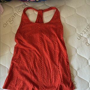 Patagonia Red Patterned Tank Top